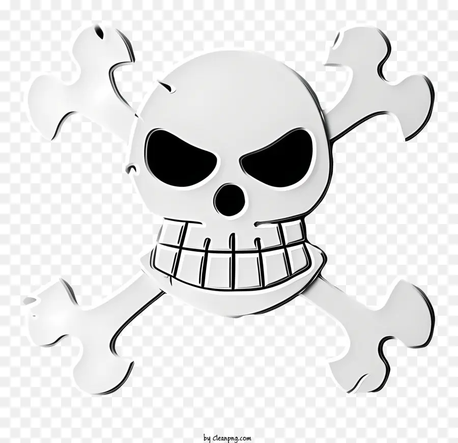 One Piece Jolly Roger，Crâne PNG