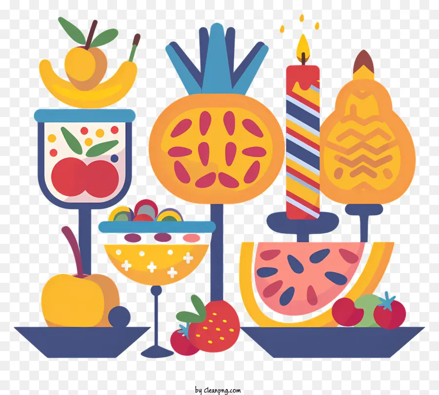 Happy Pourim，Fruits PNG