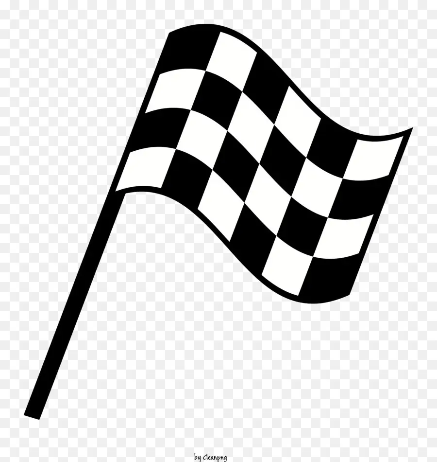 Drapeaux De Course，Drapeau à Damier PNG