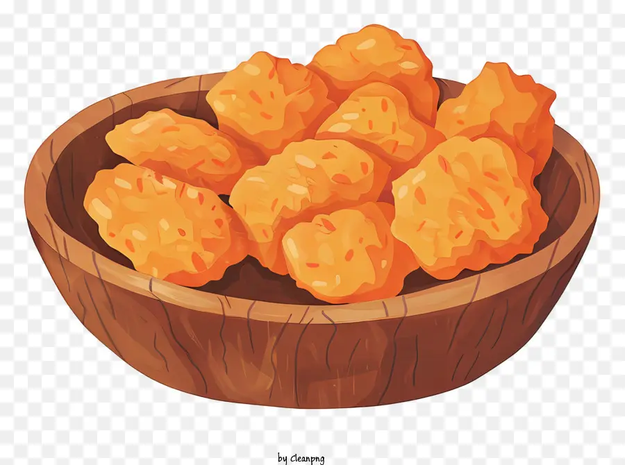 Nuggets De Poulet，Frit PNG