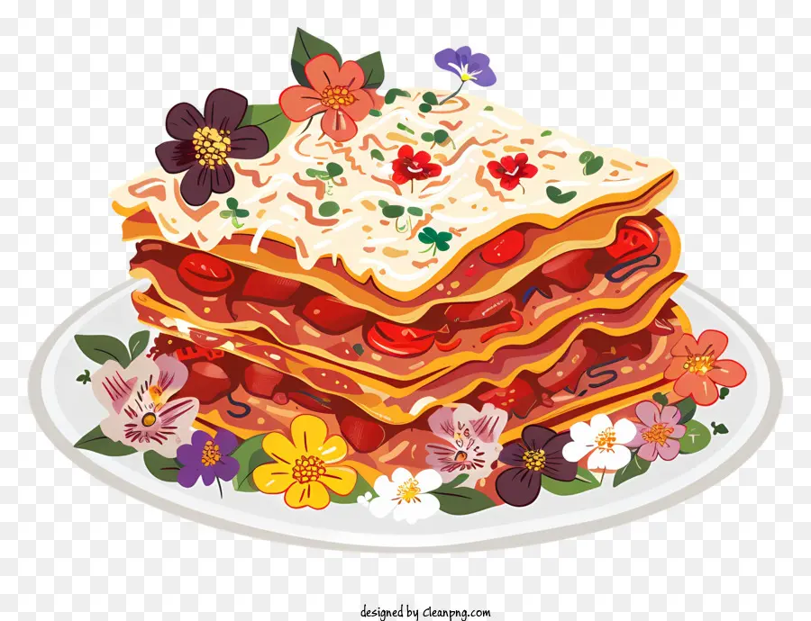 Lasagne，Fleurs PNG