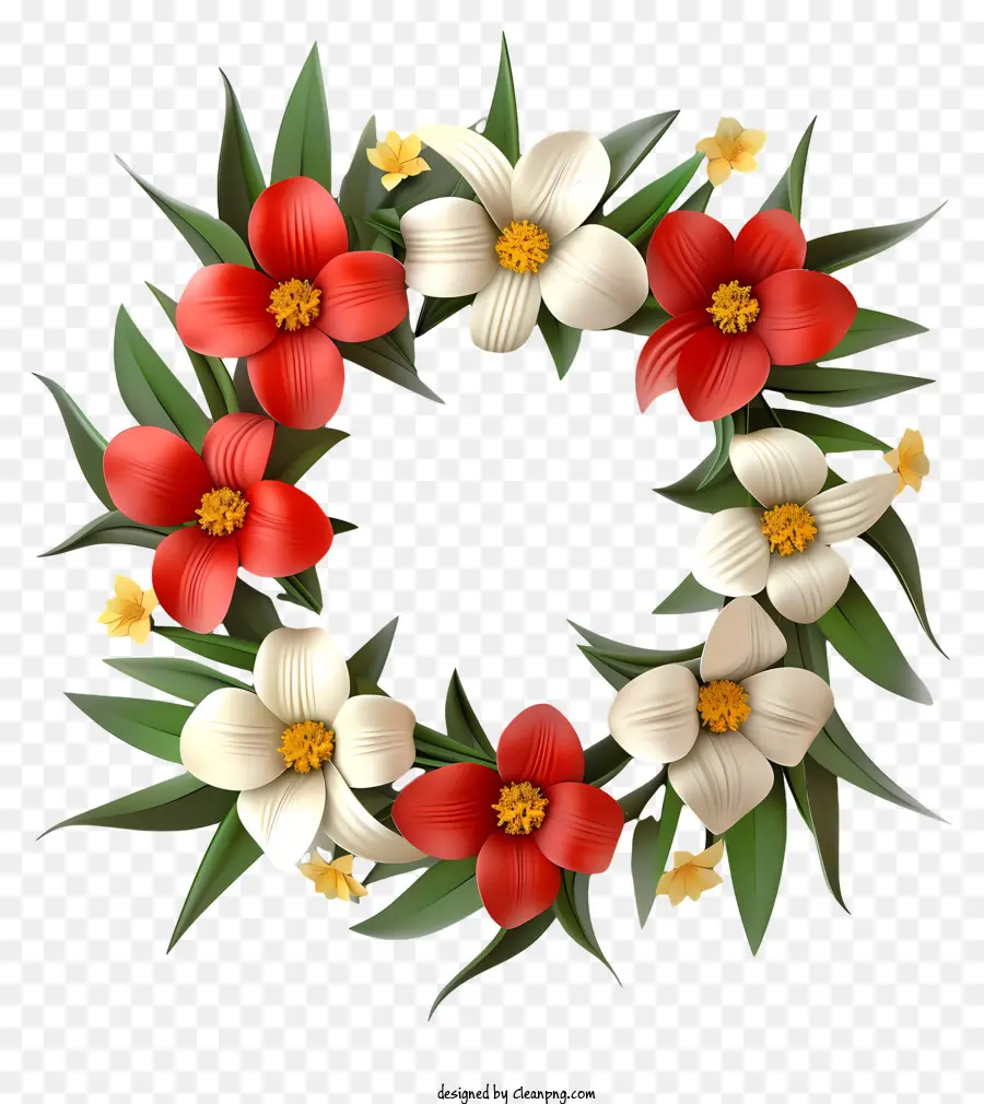 St Davids Jour，Couronne De Fleurs PNG