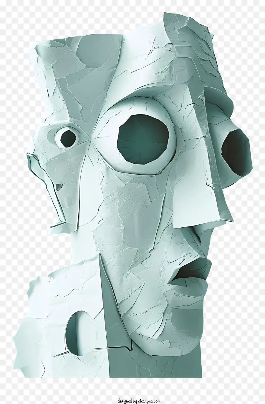 Personnage De Dessin Animé，La Sculpture En Papier PNG