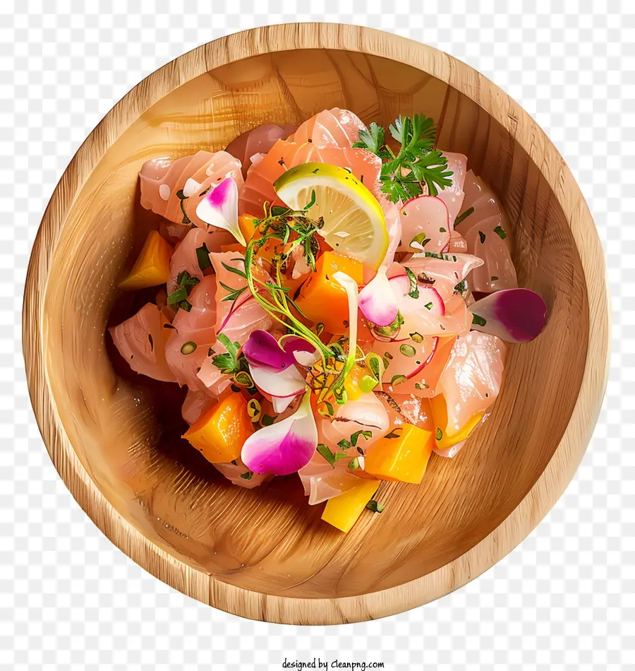 Ceviche，Plat De Saumon PNG