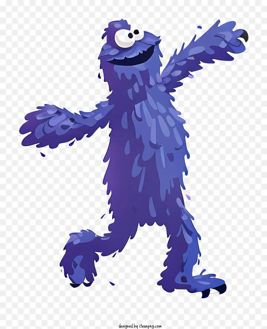 Monstre Aux Biscuits，Monstre Bleu PNG