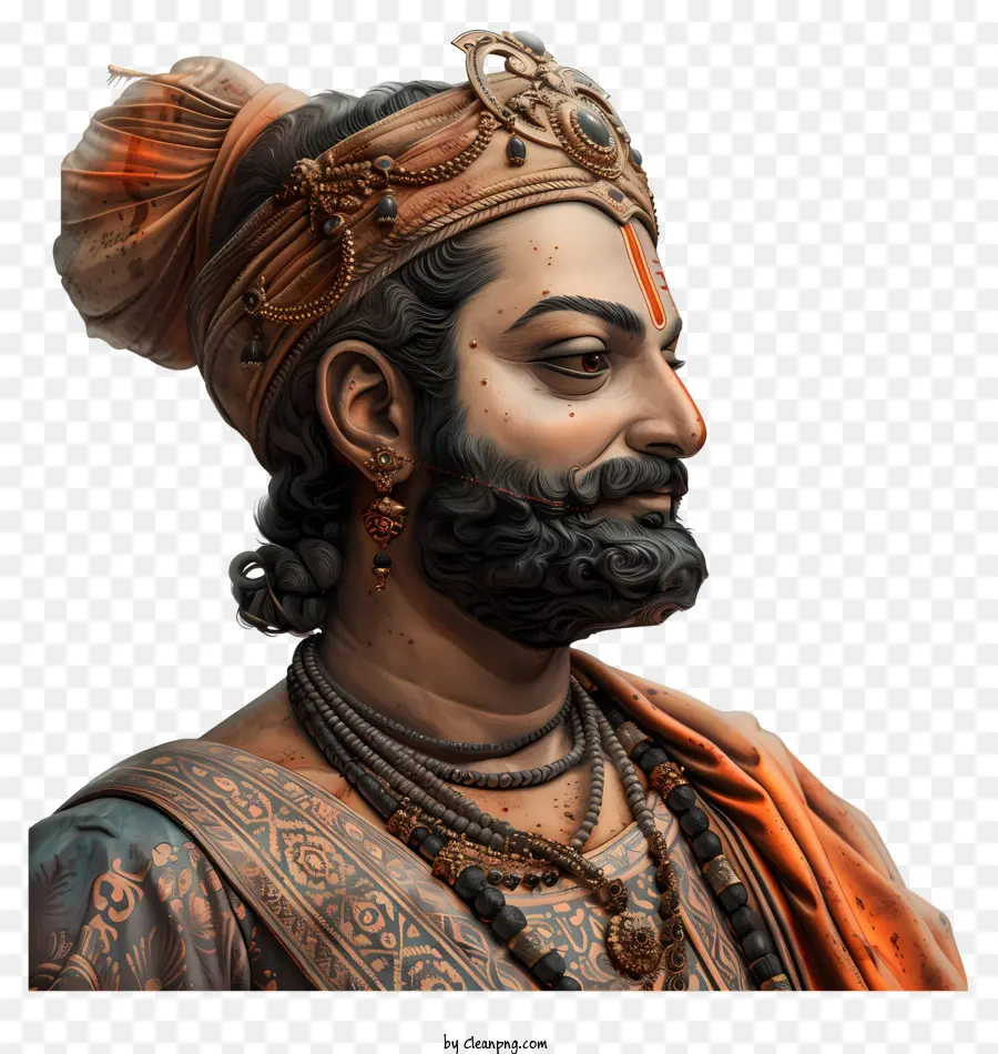 Shivaji Maharaj，Personnage Historique PNG