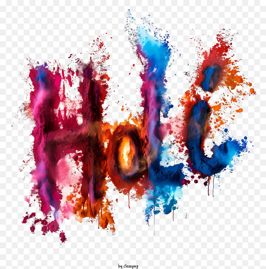 Holi，Couleurs Holi PNG