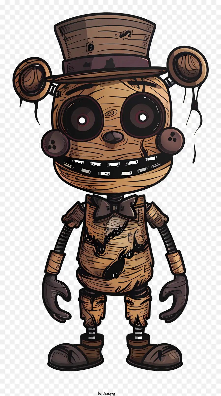 Desséchée Freddy，Personnage De Dessin Animé PNG