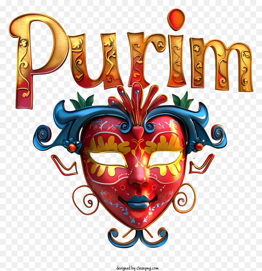 Pourim，Masque De Pourim PNG