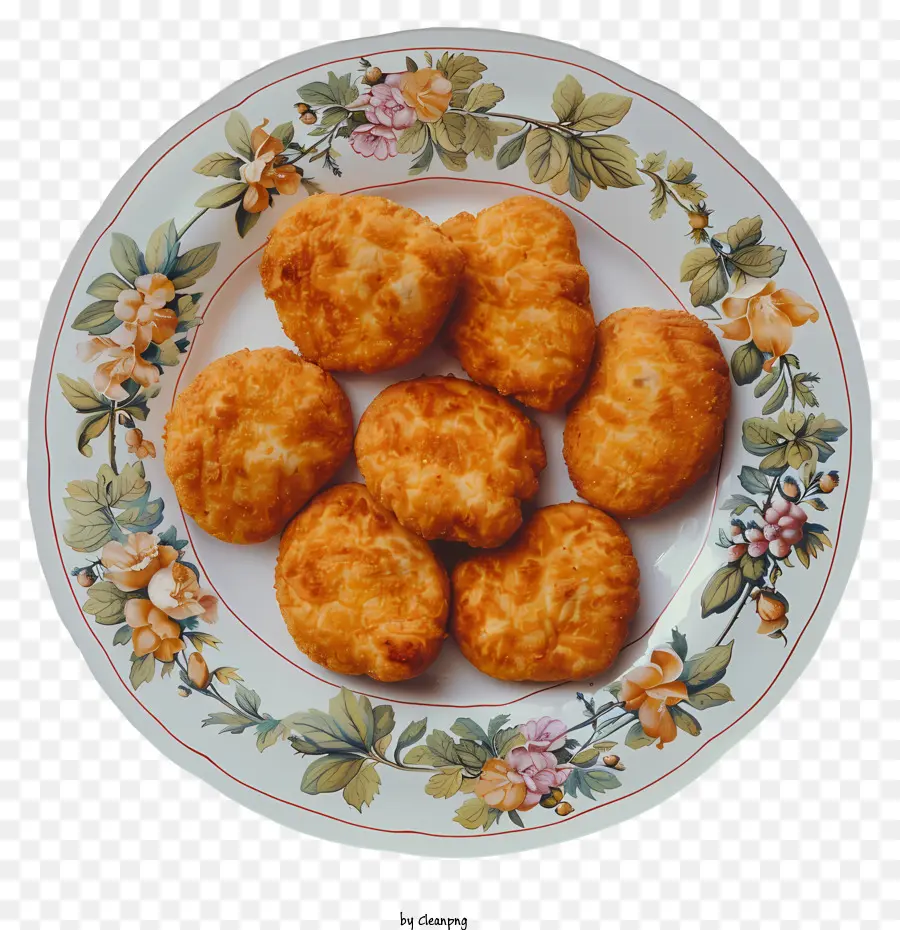 Nuggets De Poulet，Plaque PNG