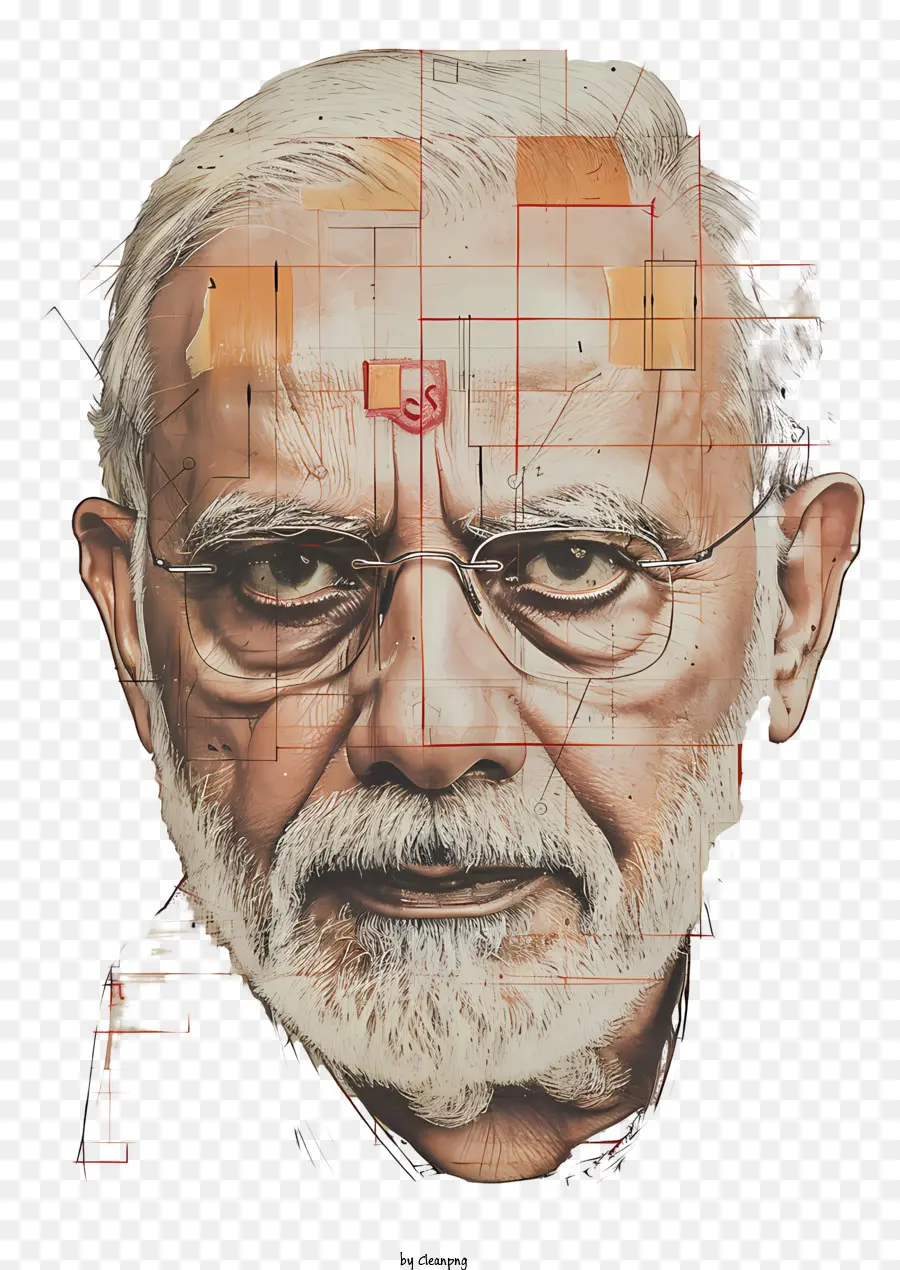 Narendra Modi，Homme âgé PNG