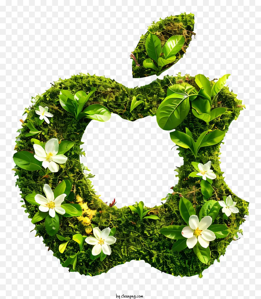 Logo Apple，Logo Pomme Verte PNG