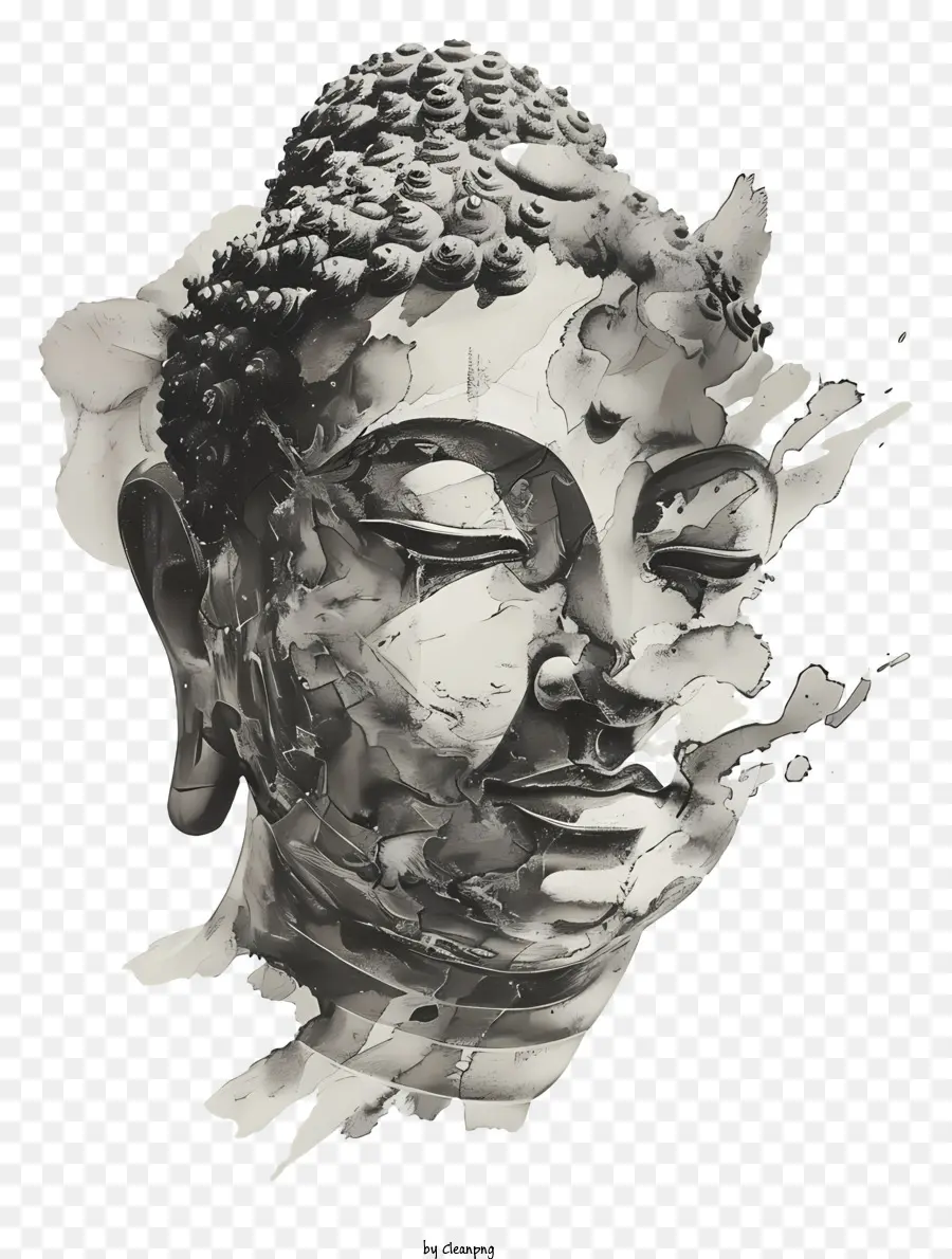 Bouddha，Surréaliste PNG