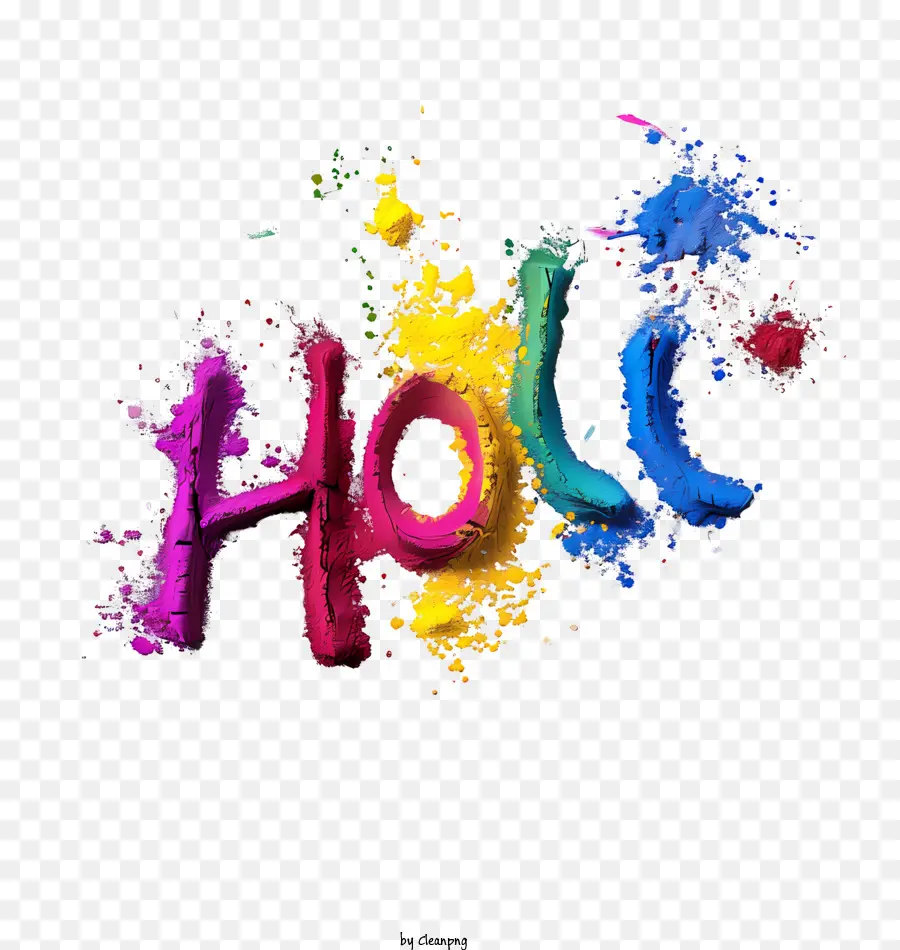 Holi，Peinture PNG