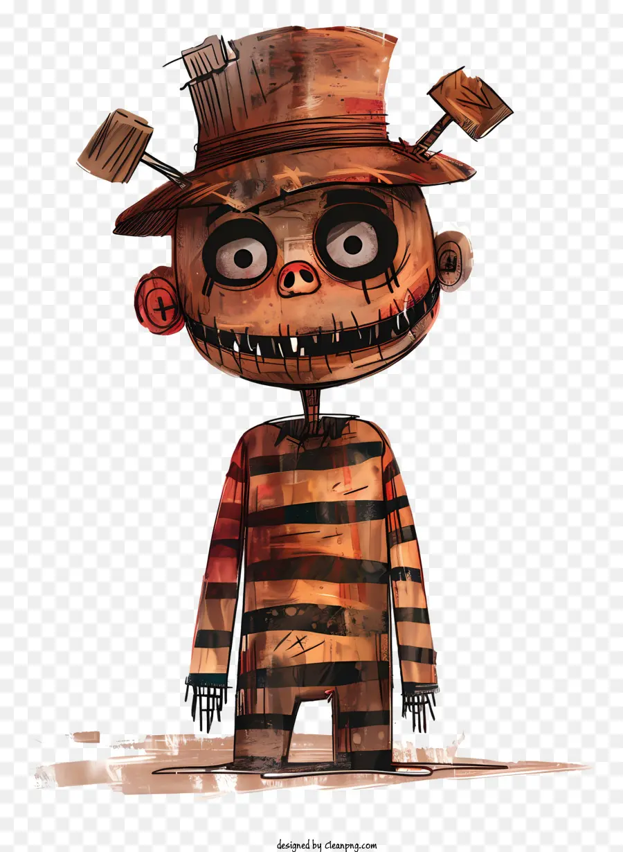 Desséchée Freddy，Poupée En Bois PNG