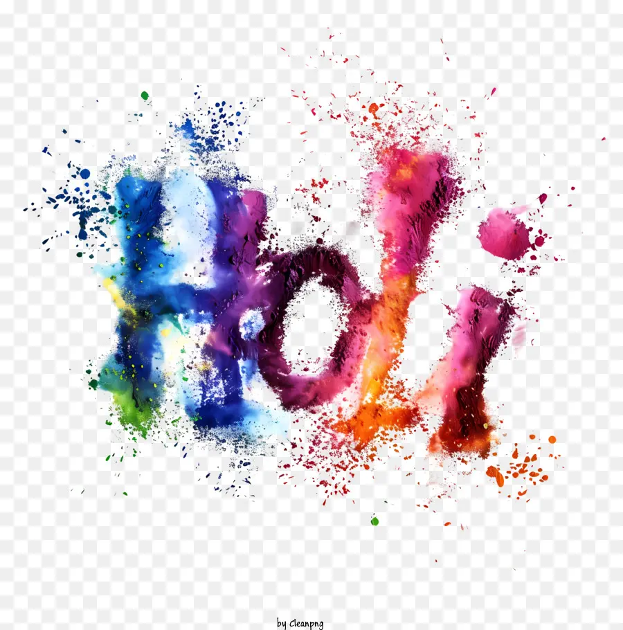 Holi，Couleurs Holi PNG