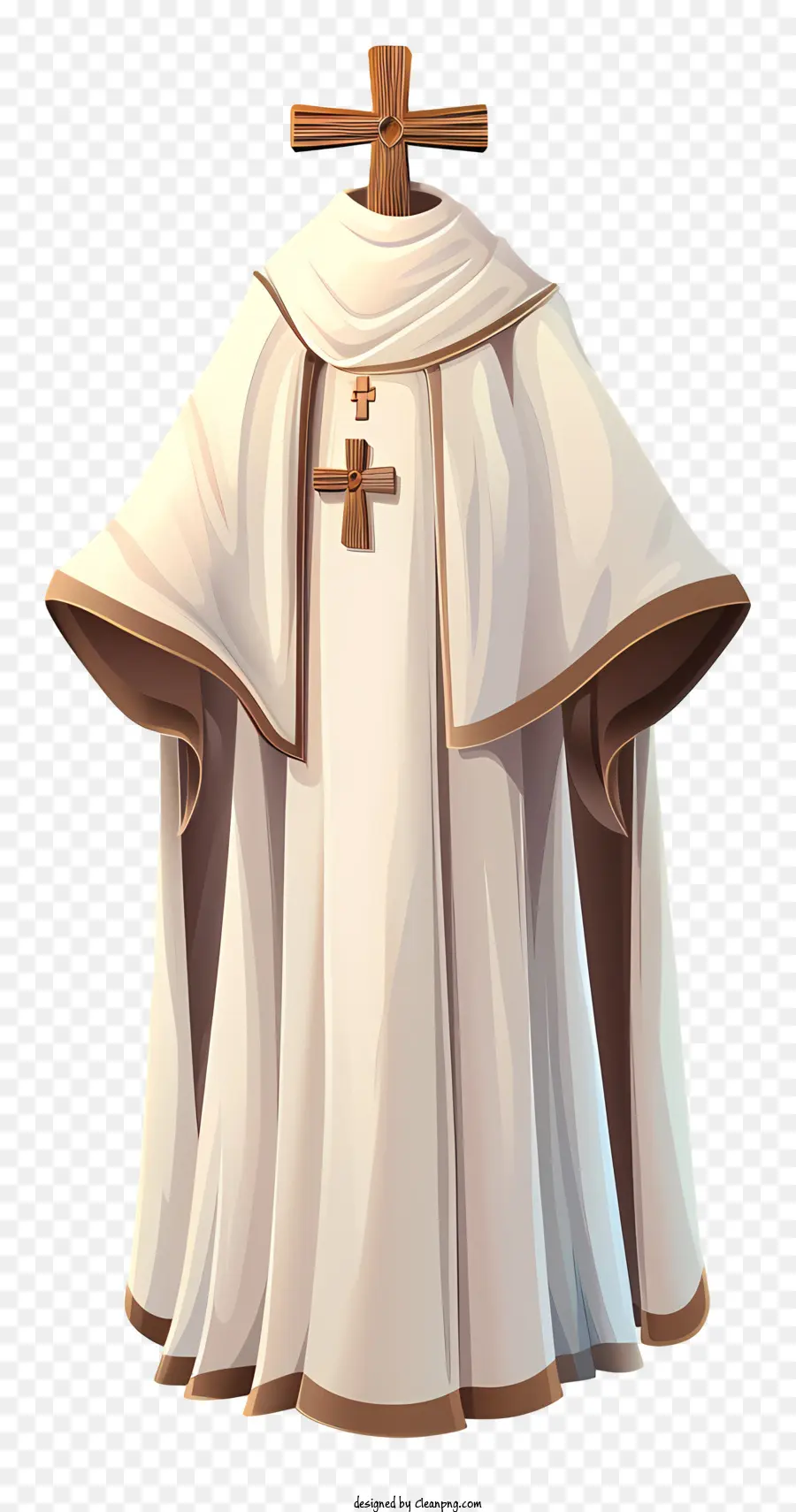 Jeudi Saint，Robe Blanche PNG