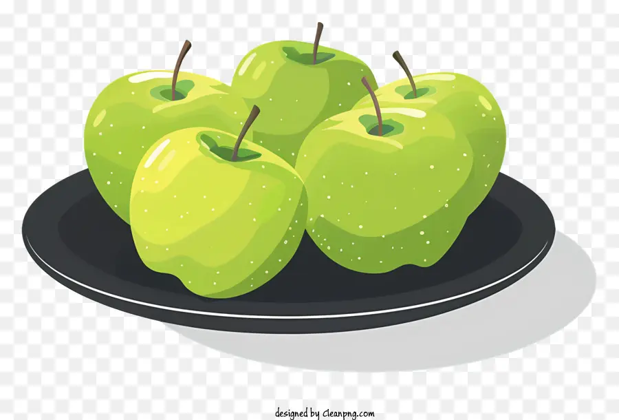 Pommes Vertes，Arrangement Symétrique PNG