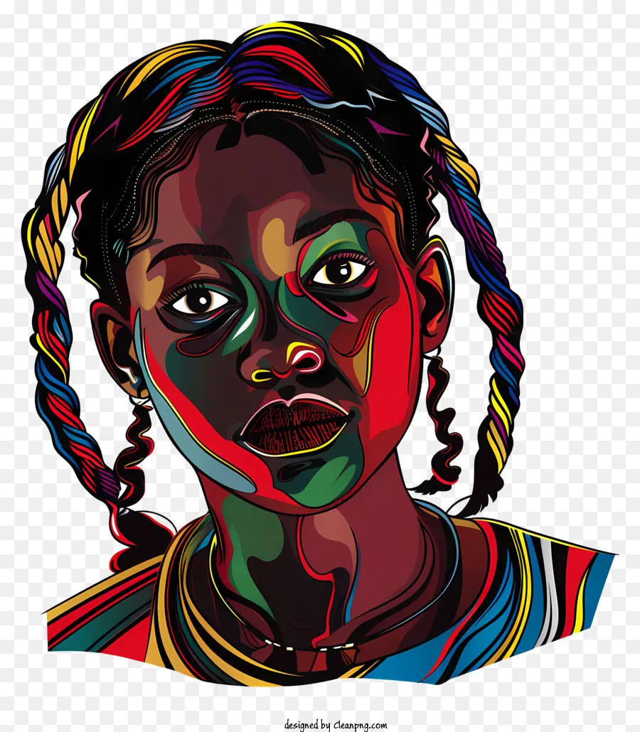 Jeune Fille Africaine，La Culture Africaine PNG