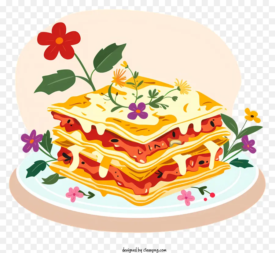 Lasagne，Fleurs PNG