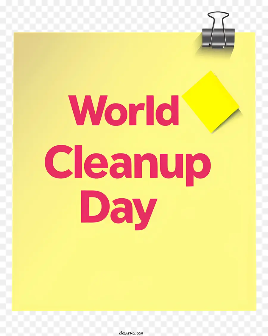 Monde La Journée Du Nettoyage，Permet De Nettoyer Notre Monde PNG