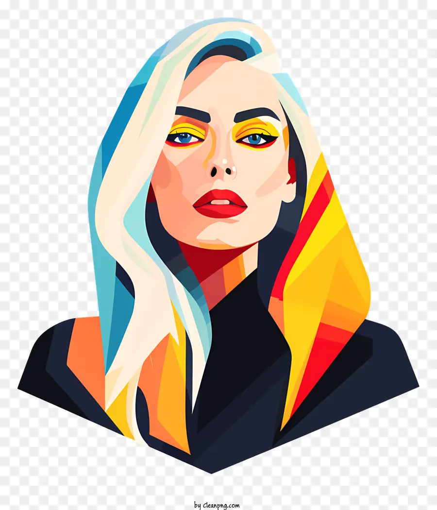 Lady Gaga，Les Cheveux Blonds PNG