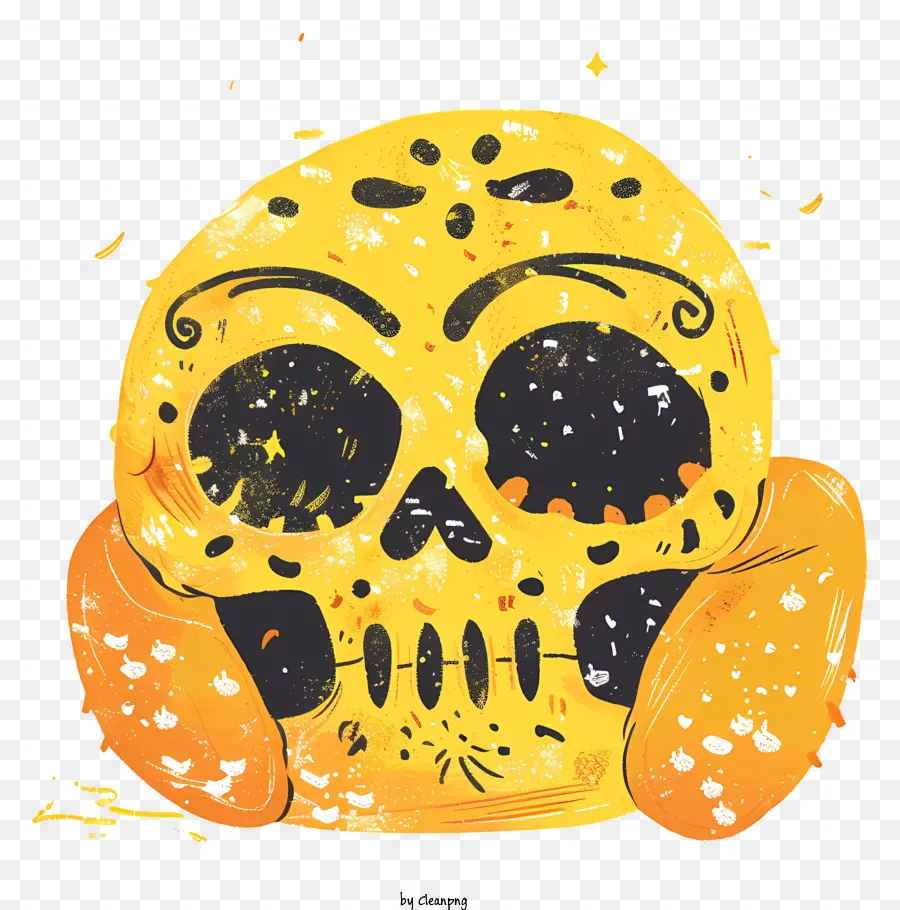 Pan De Muerto，Pain De Crâne PNG