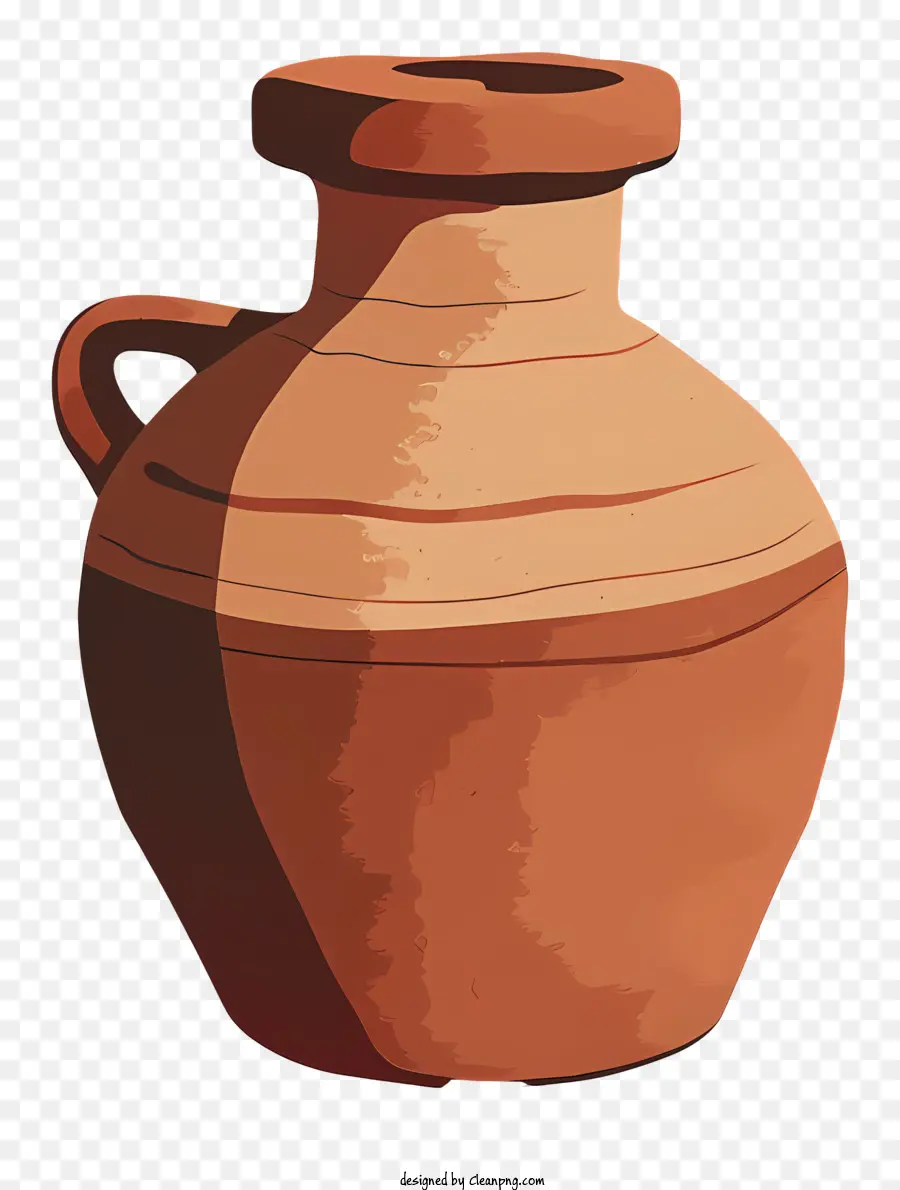 Terra Cotta，Vase En Céramique PNG
