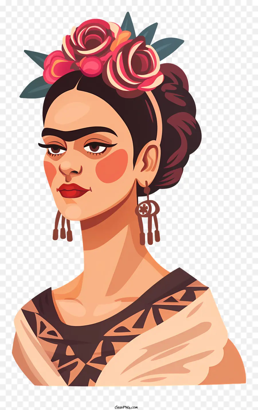 Femme Mexicaine，Robe Traditionnelle PNG