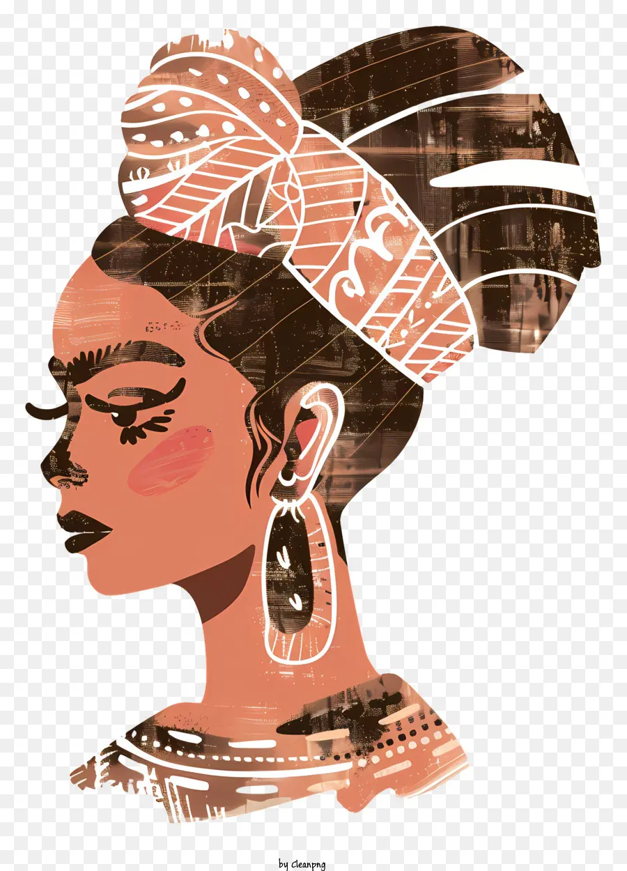 Femme Mexicaine，Turban PNG