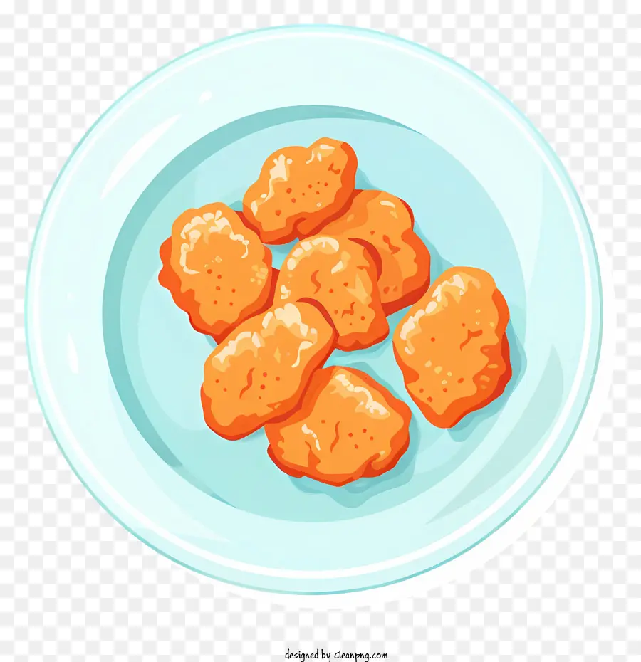 Nuggets De Poulet，Plaque PNG