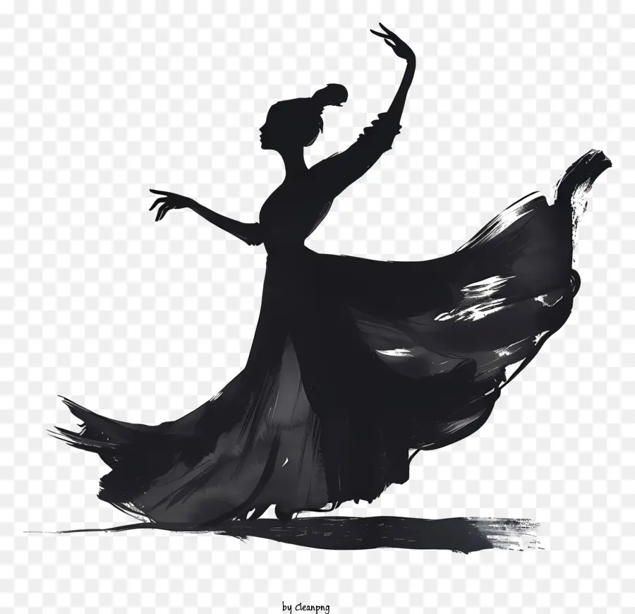 Danseur Silhouette，La Danse PNG