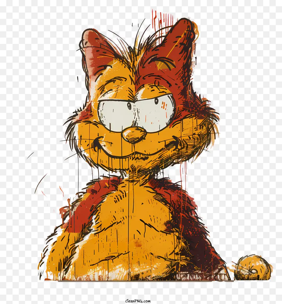 Chat Mignon，Chat Orange Et Blanc PNG