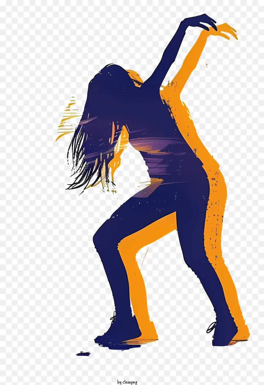Danseur Silhouette，La Danse PNG