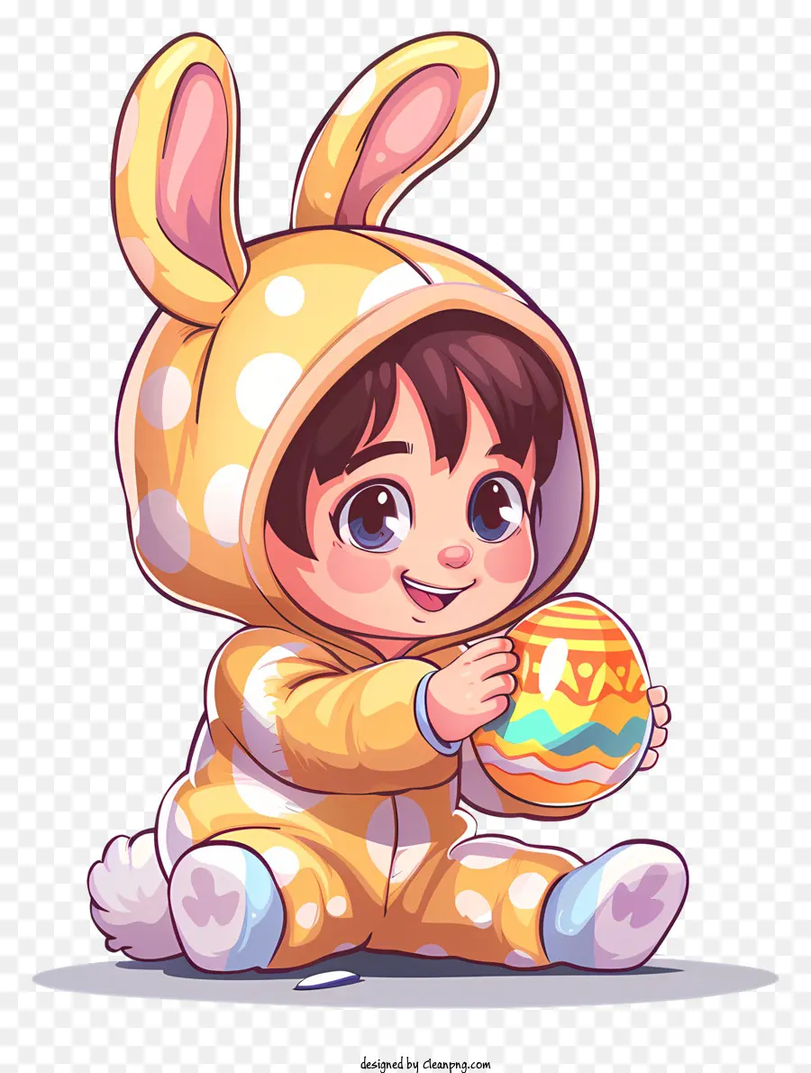 Enfant，Bébé En Costume De Lapin PNG