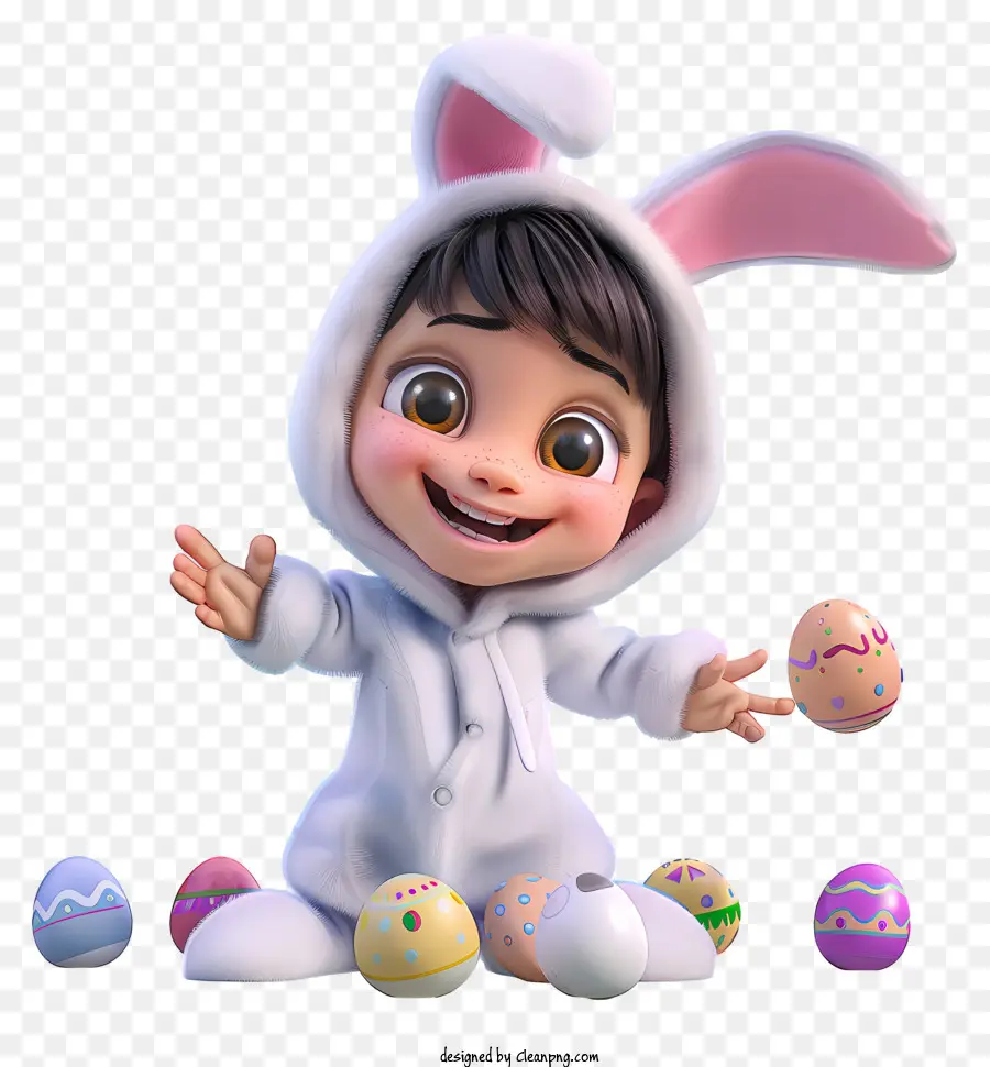 Enfant，Costume De Bébé En Lapin PNG