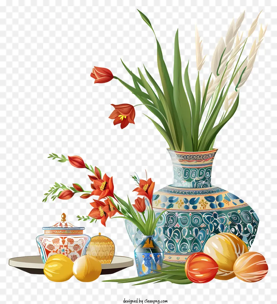 Happy Nowruz，Les Tulipes PNG