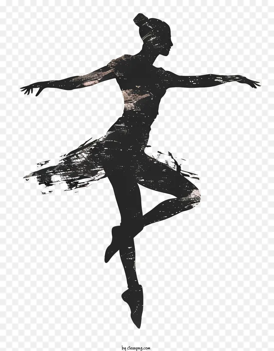 Danseur Silhouette，Danseur De Ballet PNG