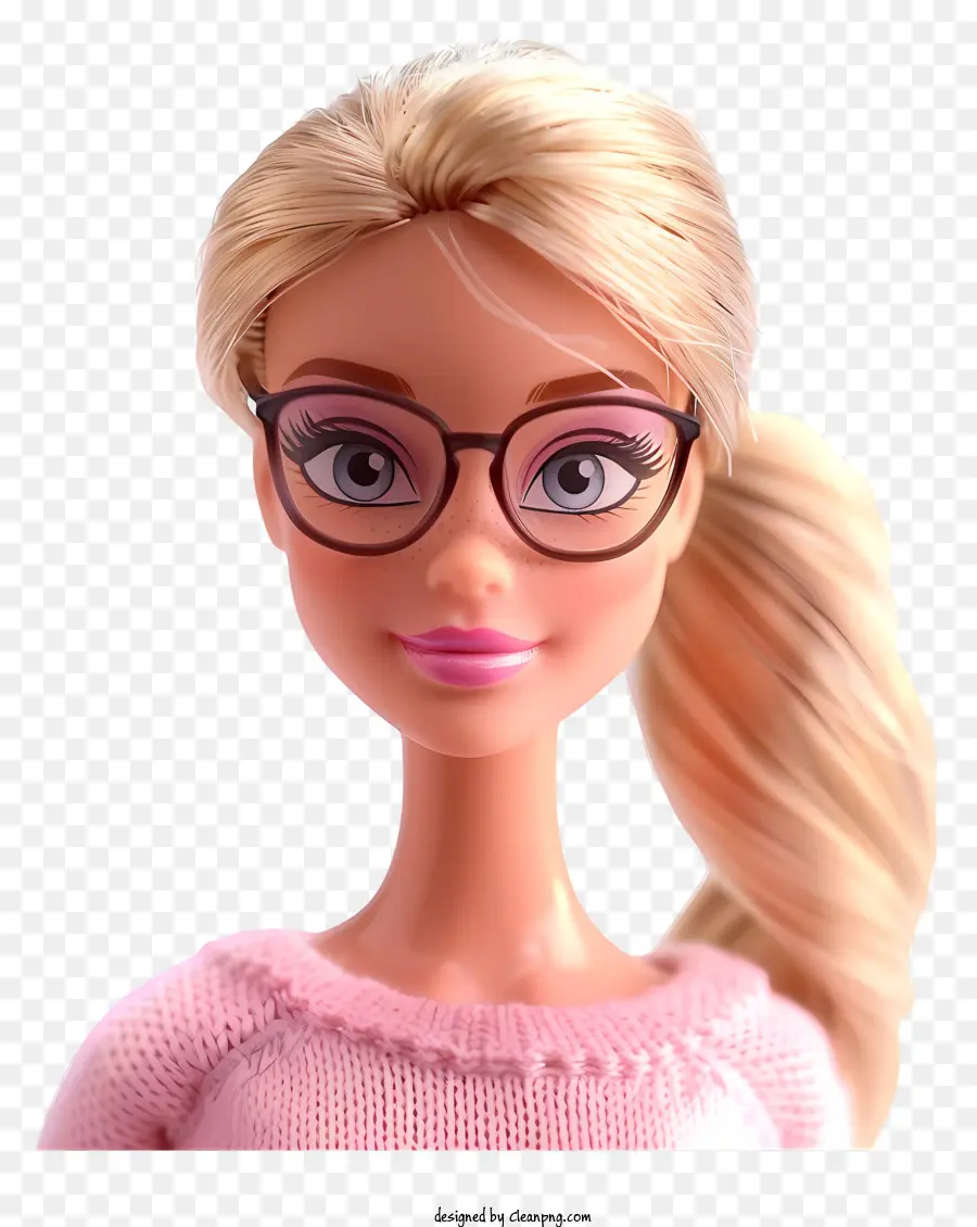 Barbie，Poupée à Lunettes PNG