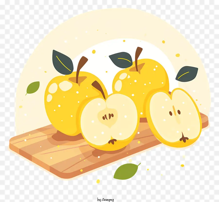 Pommes Jaunes，Planche à Découper PNG