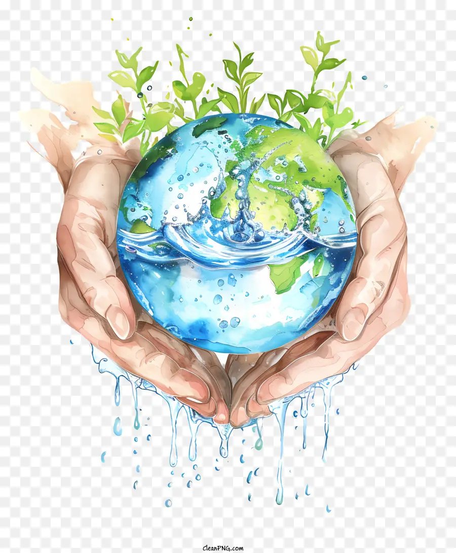 Journée Mondiale De L'eau，Globe PNG