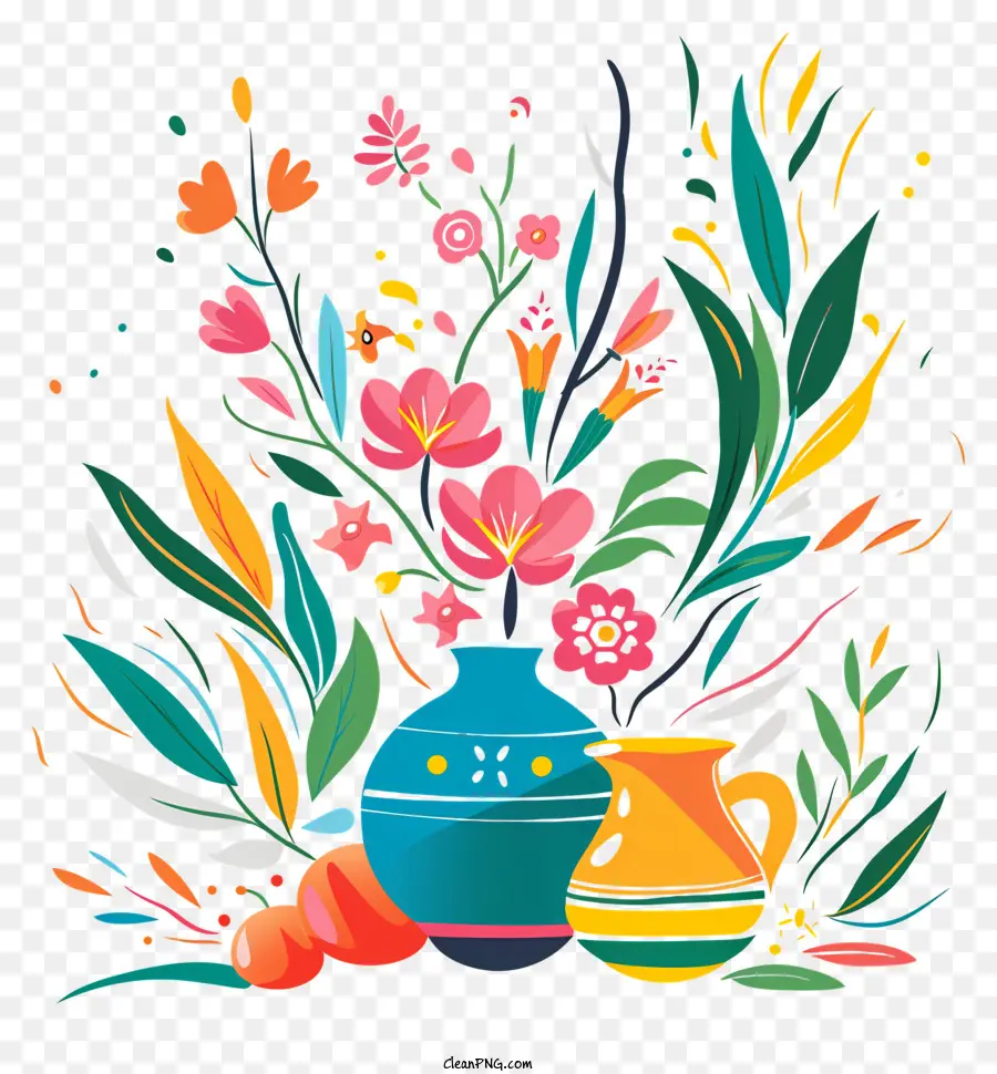 Happy Nowruz，Fleurs PNG