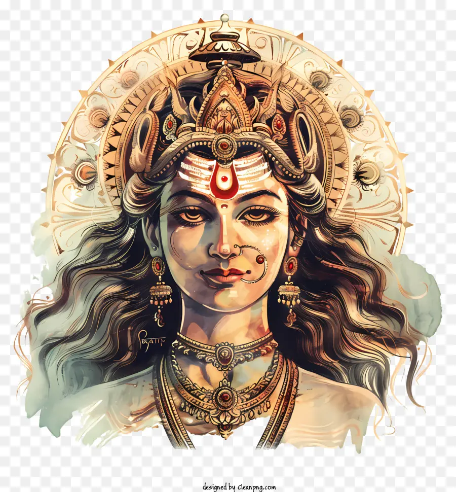 Durga Maa，Déesse Hindoue PNG