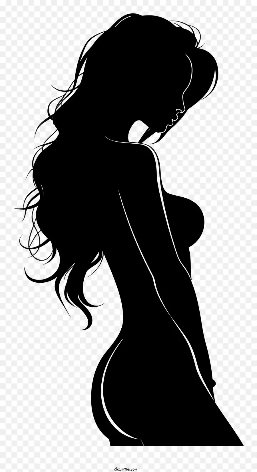 Sexy，Silhouette D'une Femme PNG