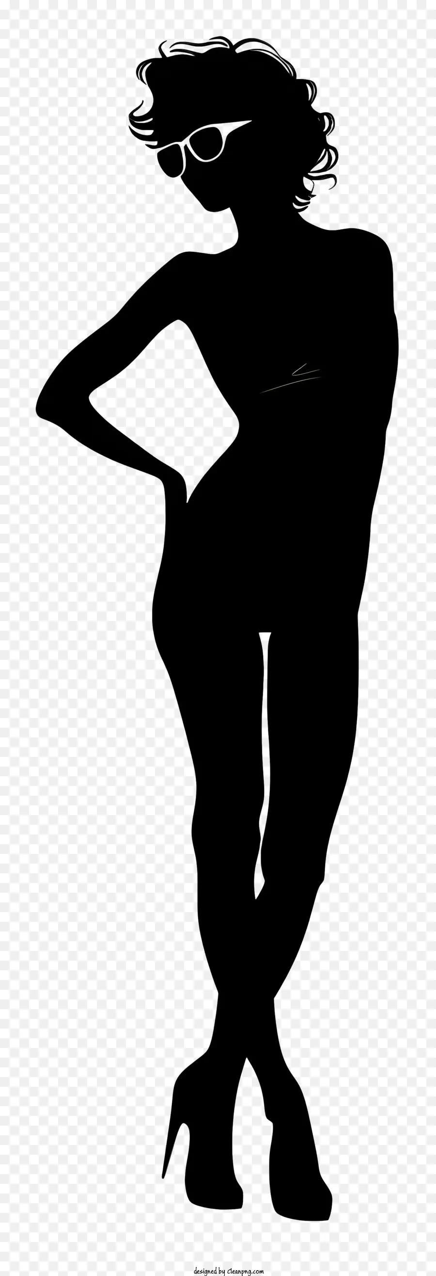 Sexy，Femme Silhouette PNG