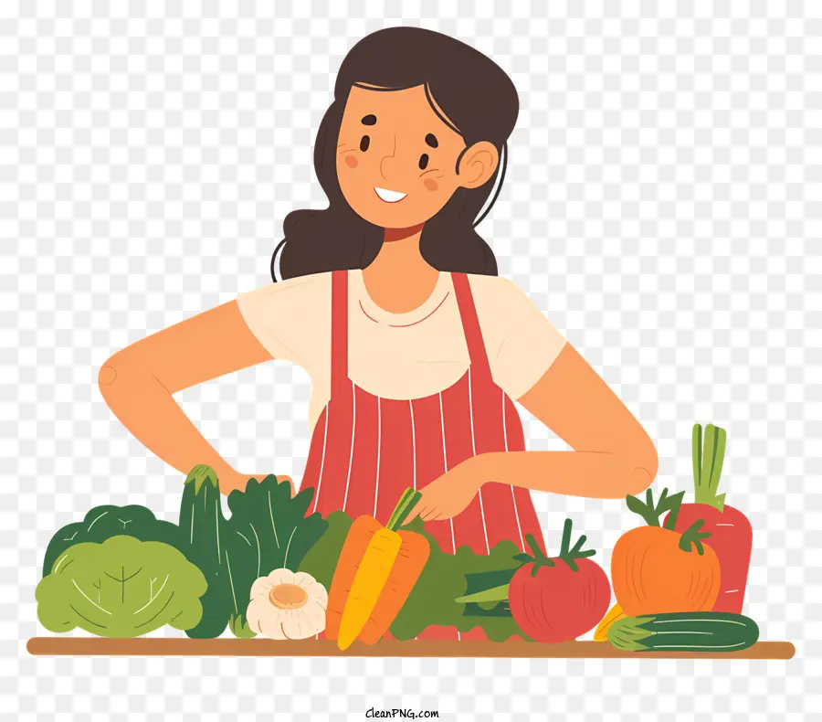 Dessin Animé Femme Cuisine，Femme De Cuisine PNG