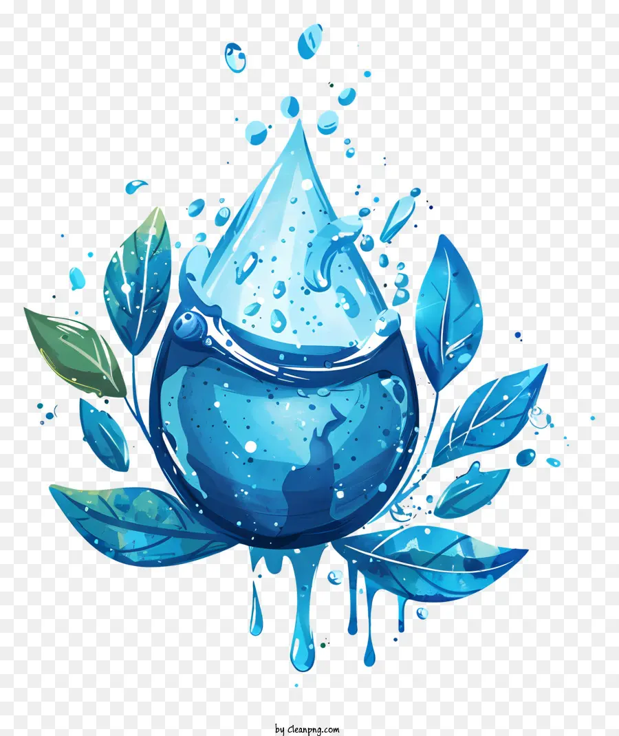 Journée Mondiale De L'eau，Goutte D'eau PNG