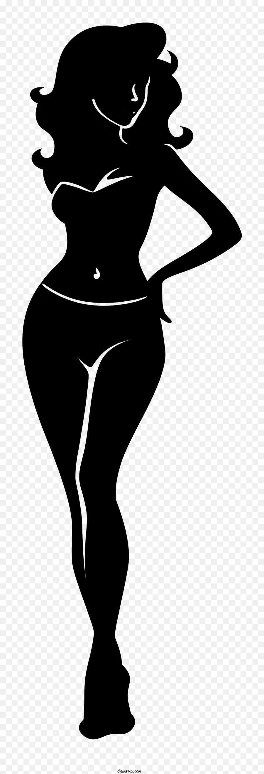 Sexy，Femme Silhouette PNG