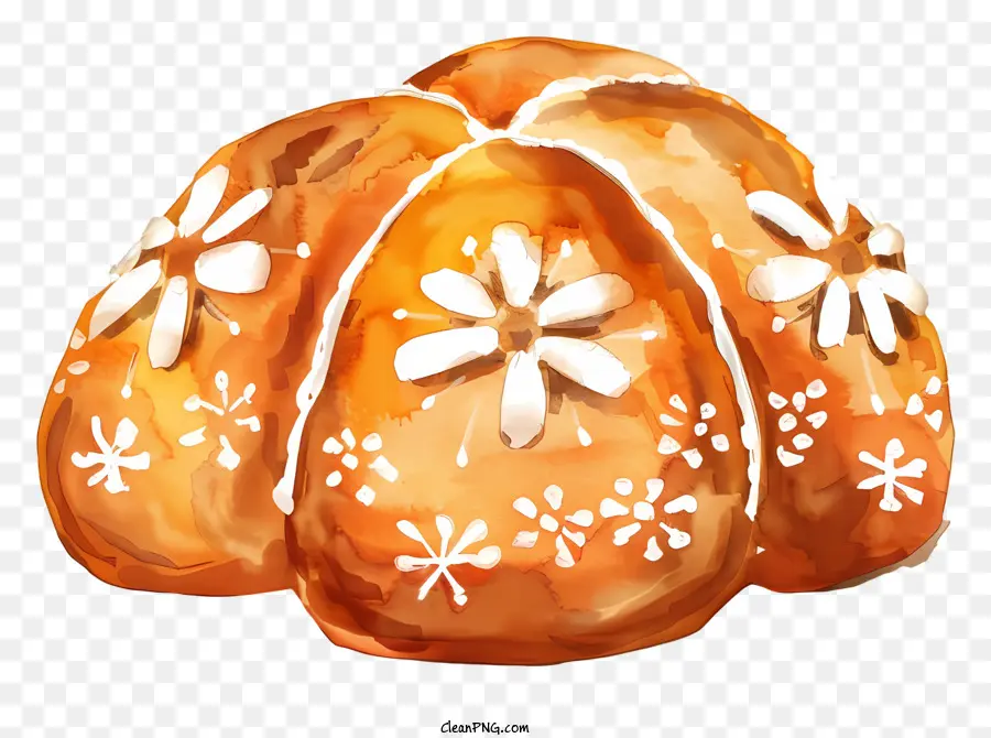 Pan De Muerto，Good Orange PNG