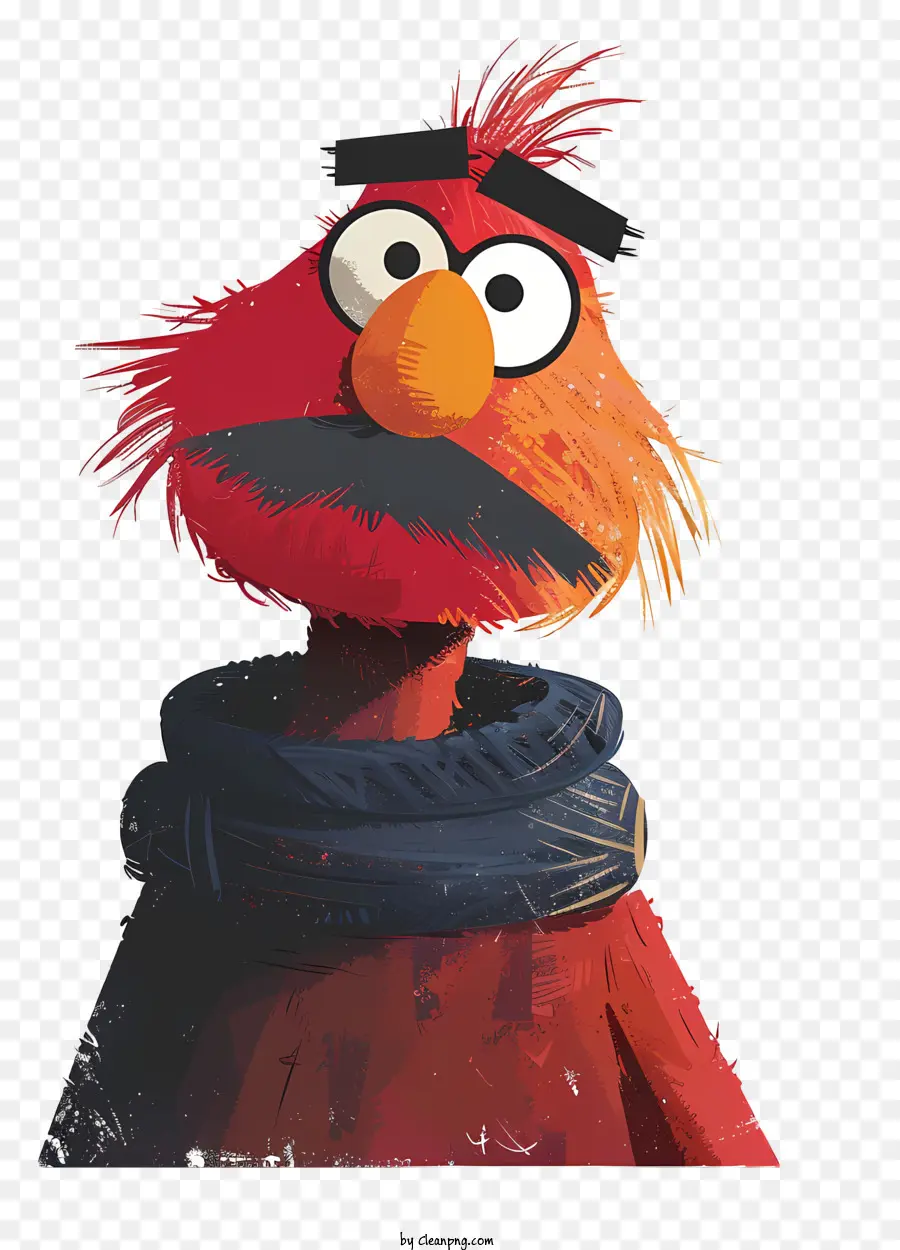 Personnage Abstrait，Personnage Muppet Rouge PNG